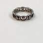 Designer Pandora S925 ALE Sterling Clear Rhinestones Silver Band Ring image number 2