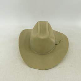 Stetson 3X Beaver Tan Western Cowboy Hat Mens Size 7 1/4 Long Oval alternative image