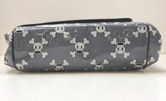 Paul Frank Logo Print Shoulder Messenger Bag Grey image number 4