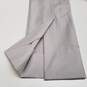 Womens Beige Pleated Front Side Zip Slit Hem Formal Dress Pants Size Small image number 5