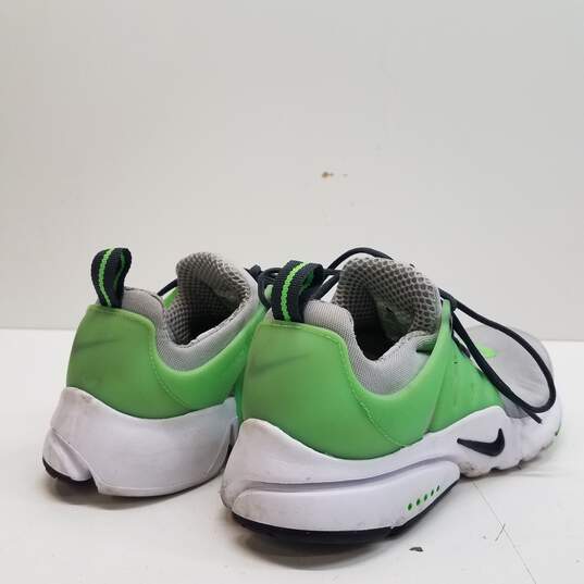 Nike Presto Light Smoke Grey Green Strike Sneakers DQ4718-001 Size 5Y/6.5W image number 4