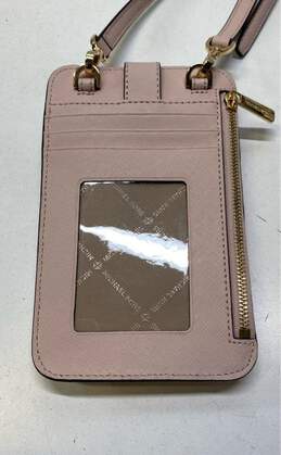 Michael Kors Saffiano Leather Phone Crossbody Pink