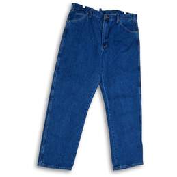 NWT Dickies Mens Blue Denim Relaxed Fit Work Straight Leg Jeans Size 38x32