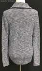 Express Blue + White Quarter-zip Sweater - Size Medium W/ Tag image number 3