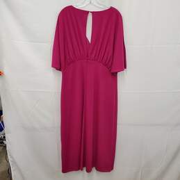 NWT Alexia Admor WM's Ella Magenta Midi Dress Size XL alternative image