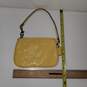 Coach Yellow Wristlet Single Compartment Leather Hand Bag image number 2