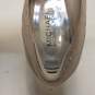 Michael Kors Gray Suede SIlver Metallic Platform Stiletto Pump Heel Shoes Size 7 M image number 8