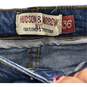 NWT Hudson & Barrow Mens Straight Leg Jeans 5-Pocket Design Dark Wash Blue Sz 36 image number 5