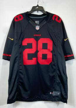 Nike NFL San Francisco 49ers Carlos Hyde #28 Black Football Jersey - Size XL