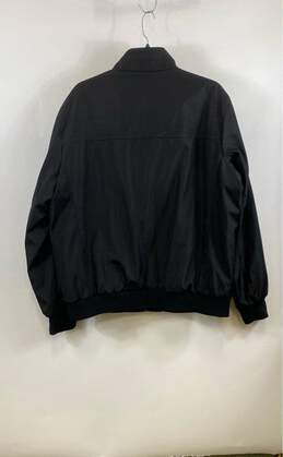 Andrew Marc Mens Black High Neck Long Sleeve Full Zip Bomber Jacket Size Large alternative image