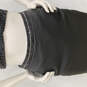 NWT Womens Black Sleeveless Embellished Cutout 2 Piece Outfit Set Size 2 image number 7