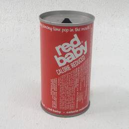 VTG 70s Retro Soda Cans Pull Tab Steel Flat Top Canfields Ting Dr Wells Red Baby alternative image