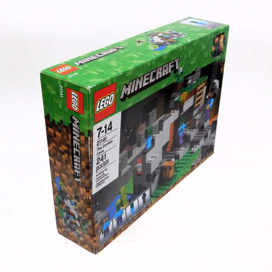 Sealed Lego Minecraft 21141 The Zombie Cave Building Toy Set image number 2