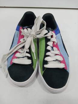 Puma Women's Black/Blue/Green/Pink Shoes SIze 8