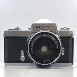 Nikon Nikkormat FTN 35mm SLR Camera w/NIKKOR-S Auto 35mm f/2.8 Wide Angle Lens alternative image