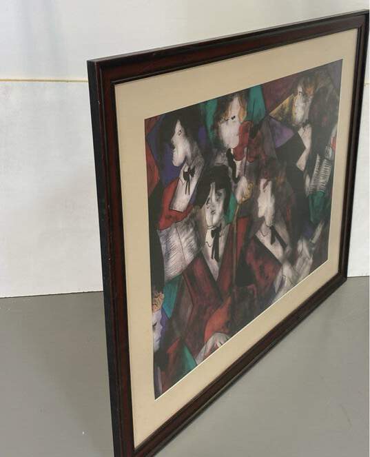 Grand Orchestra Print by Linda Le Kniff Contemporary Matted & Framed image number 2