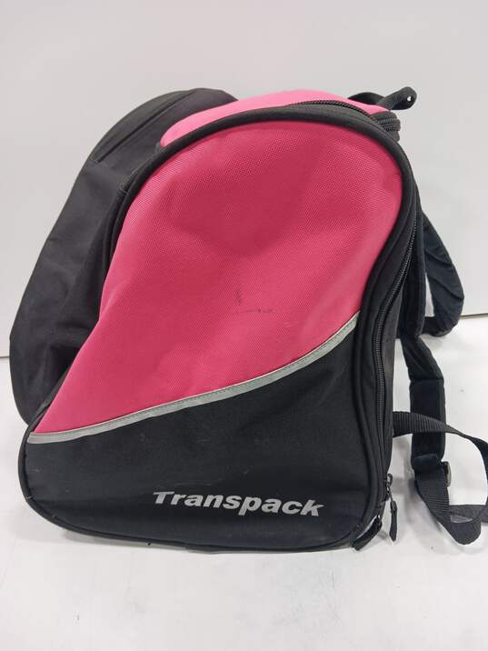 Transpack Pink Ski Snowboard Boot Backpack image number 3