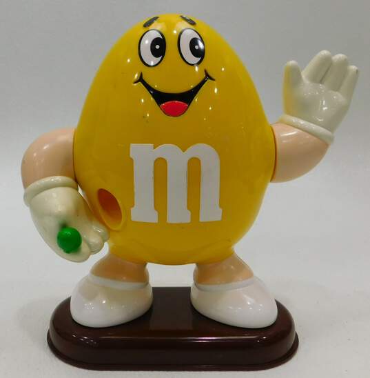 M & M CANDY DISPENSER FOR ALL CANDY LOVERS - Yellow (Fit MM Chocolate, Not  Peanut)