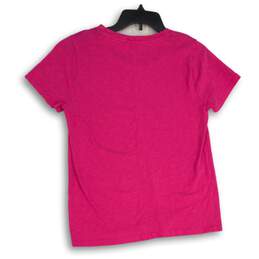 J. Crew Womens Pink Crew Neck Short Sleeve Pullover T-Shirt Size M alternative image