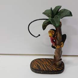 Wooden Banana Tree with Monkey For Kitchen