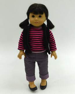 American Girl Doll Dark Brown Eyes & Hair Possibly JLY 54
