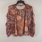 Vince Camuto Women Paisley Long Sleeve Blouse XS image number 1