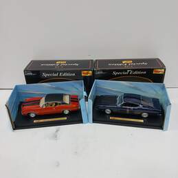 Bundle of 2 Assorted Maisto Special Edition 1:18 Scale Diecast Model Cars IOB