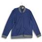 Alfani Womens Navy Blue Long Sleeve Full-Zip Cardigan Sweater Size XL image number 1