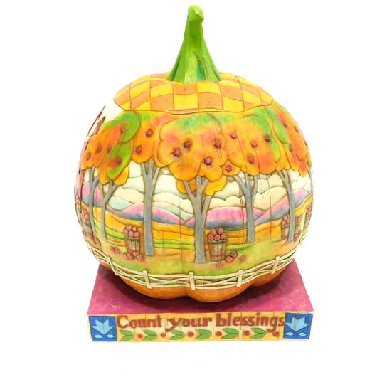 Jim Shore 2004 Heartwood Creek "Count Your Blessings" Pumpkin 117659 image number 2