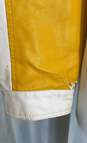 NWT Royal Seven Mens Yellow Leather Long Sleeve Full-Zip Bomber Jacket Size XL image number 6