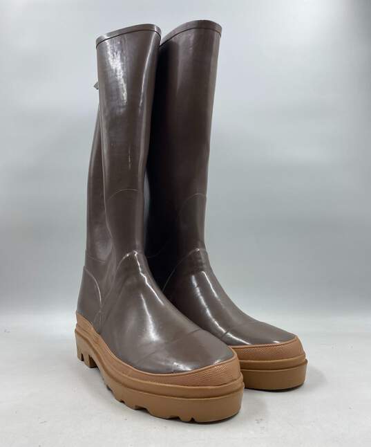 Authentic Marc Jacob Brown Rain Boot M 9.5 image number 3