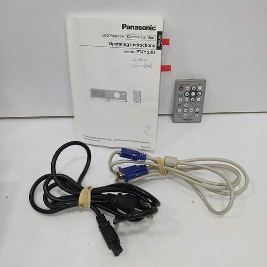 Panasonic LCD Projector Model PT-P1SDU with Storage Case image number 2
