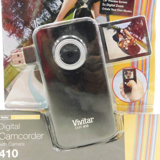 Vivitar DVR410 Black Digital Camcorder W/ Camera New/Sealed image number 2