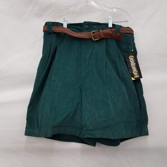 Casablanca II Vintage Corduroy Shorts w/ Belt Size NWT 18W/ 32 image number 1