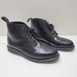 Dr. Martens Shoes Smooth Leather Lace Up Ankle Boot Black Women's Sized 7 alternative image