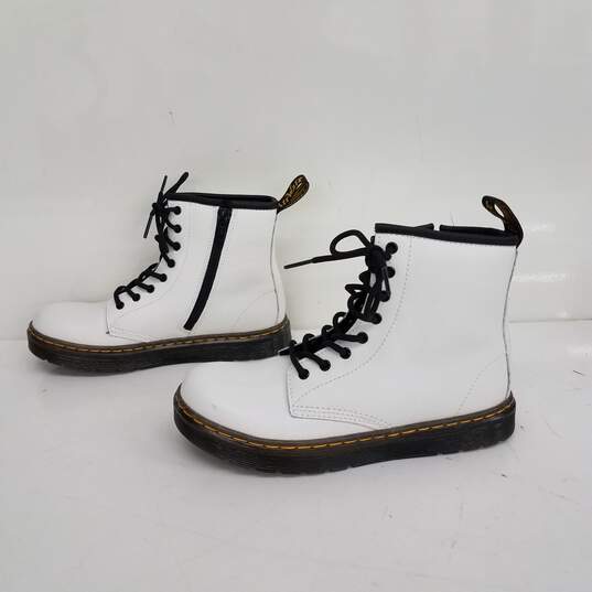 Dr. Martens White Leather Boots Youth Size 4M/5L image number 1