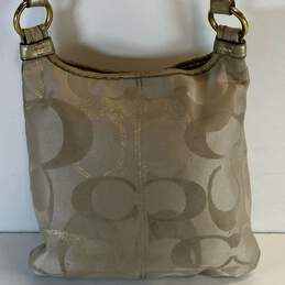 COACH F18478 Khaki Gold Signature Turnlock Crossbody Bag alternative image