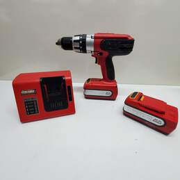 Untested Craftsman Drill,Charger Battery & Rechargeable Lithium-Ion Battery