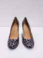 Bettye Muller Italy Leopard Print Patent Leather Pump Heels Shoes Size 37 image number 3