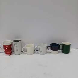 Bundle of 6 Starbucks Mugs In Assorted Colors, Sizes & Designs alternative image