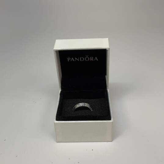 Designer Pandora S925 ALE Sterling Silver Rising Star Crossover Ring w/ Box image number 1