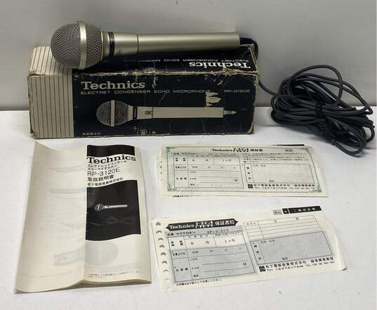 Technics Electret Condenser Echo Microphone RP-3120E image number 1