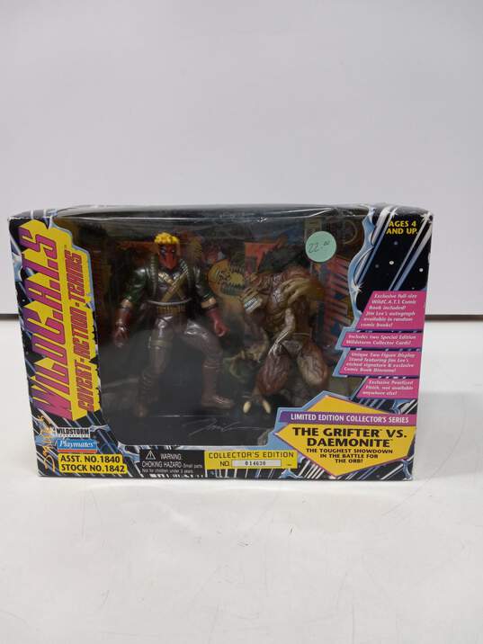 Playmates Wild C.A.T.S. the Grifter Vs Daemonite Action Figure - IOB image number 1