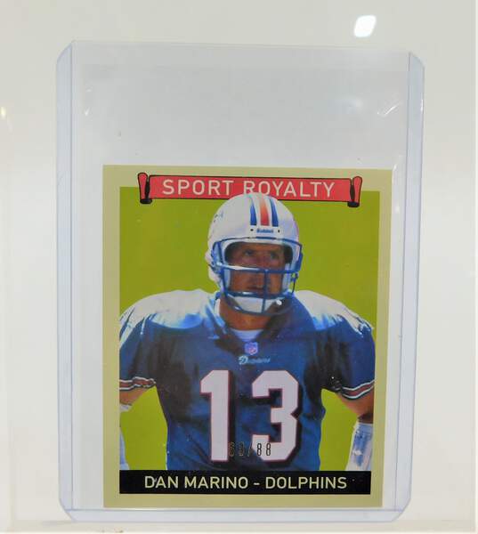 2008 Dan Marino Upper Deck Goudy Mini Green Back /88 Sports Royalty Dolphins image number 1