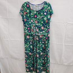Boden Amelie Jersey Floral Dress Women's Size 12L