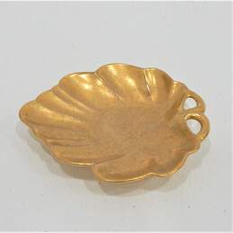 Vintage Pickard China Rose & Daisy Gold Gilded Leaf Bowl #300