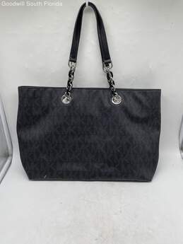Michael Kors Womens Black Silver Handbag alternative image