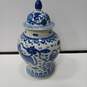 Vintage Chinese Style Blue/White Vase image number 2