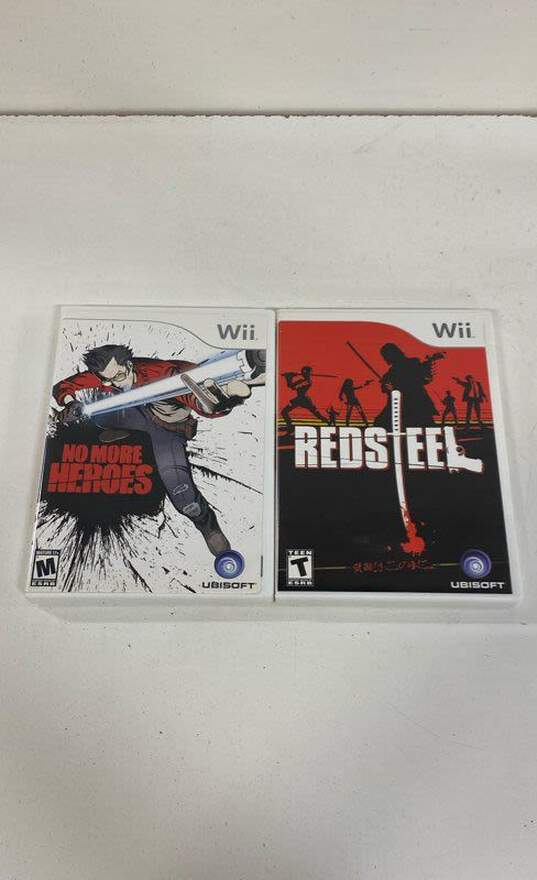 No More Heroes & Red Steel 2 Pack - Nintendo Wii (CIB) image number 3