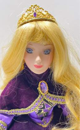 Disney Princess Aurora Holiday Purple Jewel Edition 16 inch Porcelain Doll alternative image